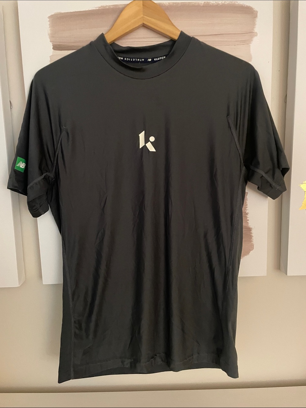 NB x Klutch Performance Men’s Dark Gray Short Sleeve Training Shirt